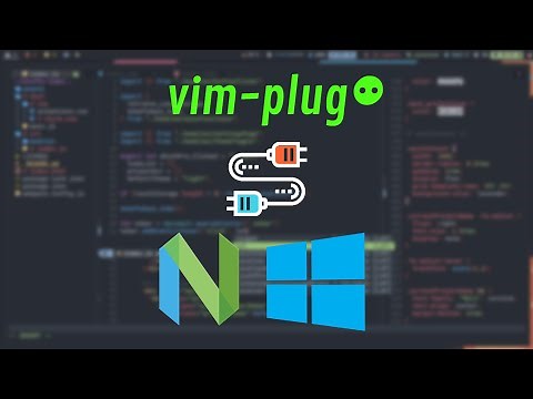 Install Plugins in Neovim/Vim in Windows using Vim Plug