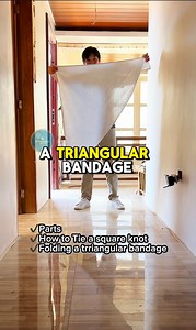 17K views · 434 reactions |  Triangular Bandage 101: A Lifesaver in...