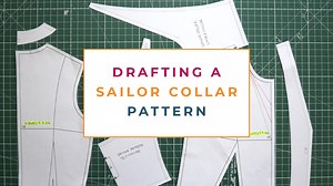 How To Draft A Sailor Collar Pattern