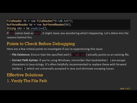 Understanding Why Java BufferedReader's readLine() May Return null