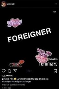 Original foreigner challenge video