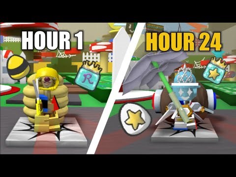 I SPENT 24 HOURS In Bee Swarm Simulator...