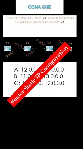 Can you add static routes in R1 ?