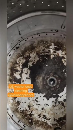 GE Top load Washer Deep Cleaning #gewasher