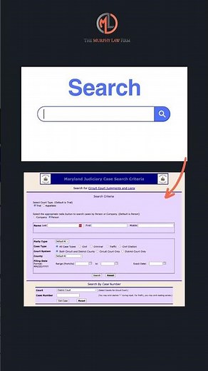 The New And Improved Maryland Judiciary Case Search