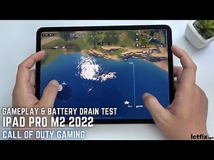 iPad Pro M2 2022 Call of Duty Mobile Gaming test CODM | Apple M2, 120Hz Display