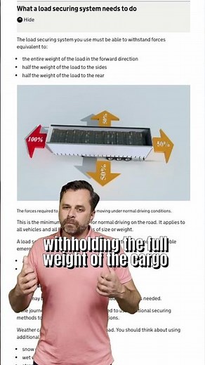 Updated Guidance on Load Security: Load Securing System