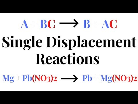 SINGLE DISPLACEMENT REACTIONS