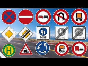 🇩🇪 German Road Traffic Signs 🚦: Road Signs for Driving Test 🚗📚 Part 1