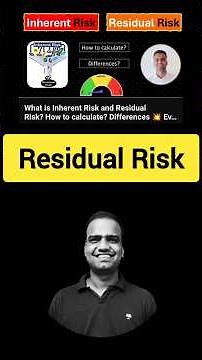 Residual Risk - Explained with examples 💥 Watch full video 🔗🖕 #shorts - 251