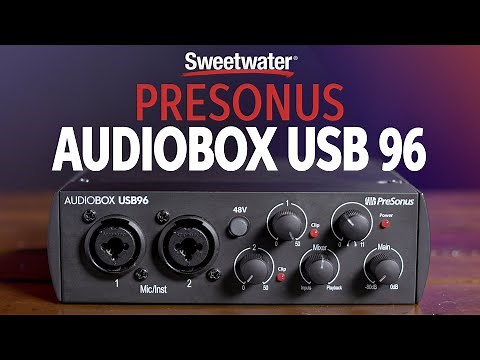 PreSonus AudioBox USB 96 Demo Video