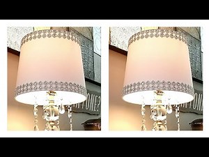 DIY Lampshade Idea | Glam Lampshade Idea
