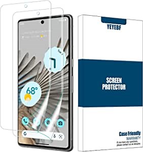 Google Pixel 7 Pro Screen Protector, [2 Pack] Full Coverage Screen Protector for Pixel 7 Pro [Anti-Shatter][3D Glass][Case-Friendly]