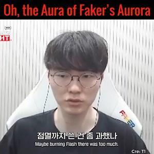 Oh, the Aura of Faker’s Aurora - Faker stream highlights #faker #leagueoflegends | Faker Gamer