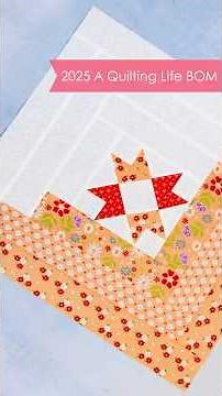 Finish Your 2025 A Quilting Life Mystery Quilt with This Fun Block!