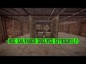 How to use Salvaged Shelves efficiently