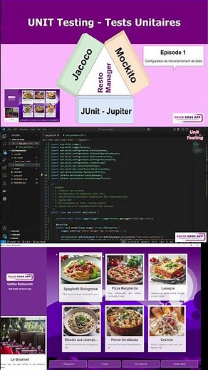 Tests Unitaires – Resto Manager – Intro - 2 Full Video available