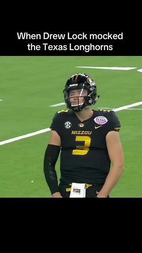 Drew Lock Mocking Texas Longhorns: Humbled Football Celebration