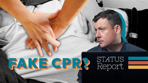 What is 'fake' CPR, and why do some doctors do it?