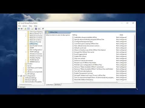 How To Allow Or Disallow Use Of The Offline Files Feature In Windows 11/10 [Tutorial]