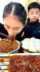 21K views · 114 reactions | Fried noodle ,fried fish and boiled egg | ASMR FOOD | Facebook