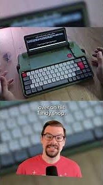 Gorgeous custom digital typewriter