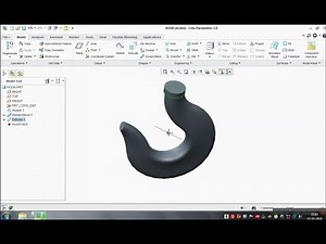 Creo Tutorials | hook Design