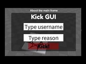 roblox how to make a kick gui