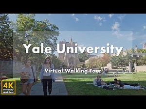 Yale University [Part 1] - Virtual Walking Tour [4k 60fps]