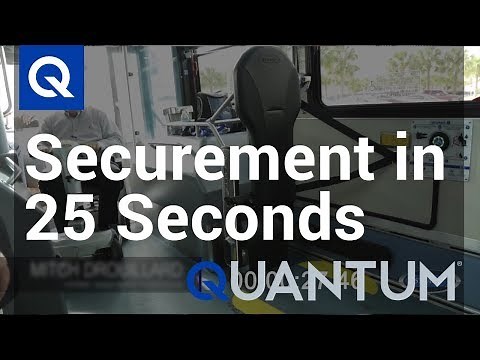 Q'Straint : QUANTUM - Complete Wheelchair Securement in 25 Seconds