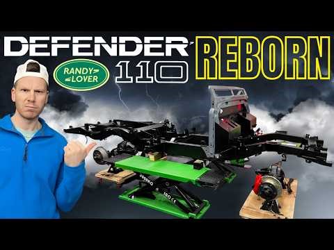 Painting the Backbone: DEFENDER 110 Chassis & Bulkhead Get a New Life