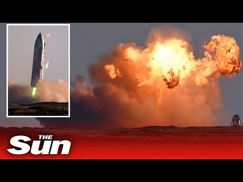SpaceX Starship explosion - Elon Musk's rocket goes up in flames
