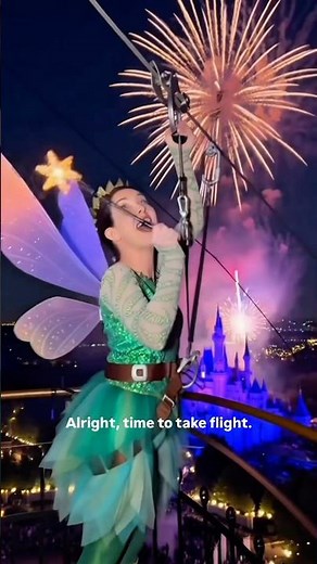 Tinker Bell’s Flight Over Disneyland 🎆 | Magical Fireworks Spectacle 💚🧚‍♀️