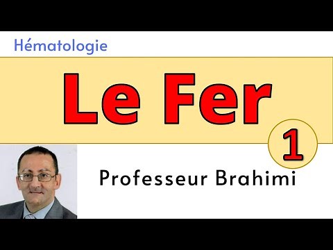 Le Fer-1- [fonctions, stockage et cycle]