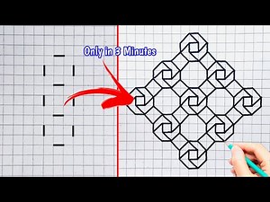 Graph Paper Design (Only In 3 Minutes)