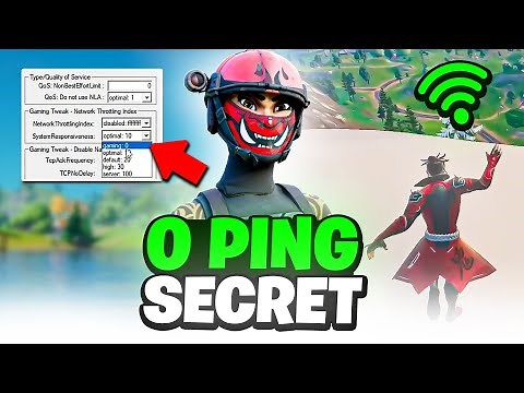 How PROS Get 0 PING and 0 DELAY In Fortnite! ✅ (Lower Ping Guide 2025)