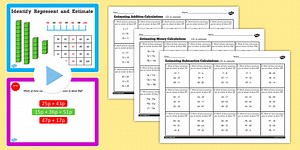 Year 2 Estimating in Maths Lesson Pack