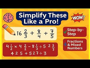 Mixed Numbers Simplification – Full Guide with Examples