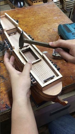 🧭 Patience & Skill | Building the HMS Victory Hull Step by Step