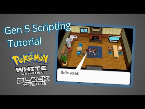 How to edit scripts in Pokemon Generation 5