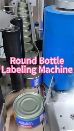 27K views · 152 reactions | Fully automatic round bottle labeling machine #bottlelabeling #labelingmachine #roundbottle #foodfactory | Packaging Machinery | Facebook