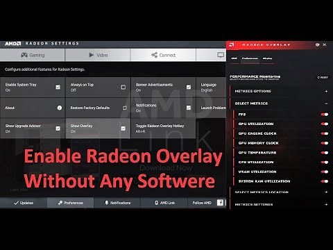 Enable Radeon Overlay and FPS Monitor |AMD| |RYZEN| 2023