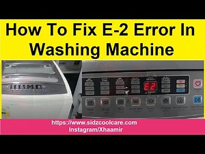 How to Fix E2 Error In Top Load Washing Machine | FISHER FAWMT-100 |