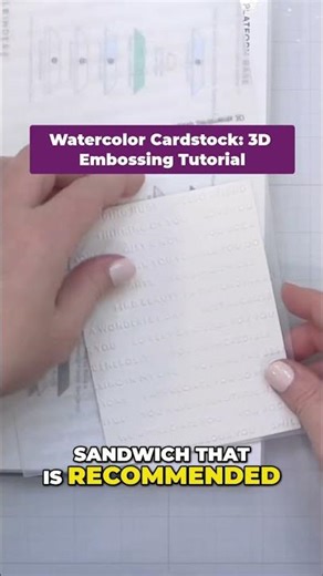 3D Embossing Tutorial You Should Try! #altenew