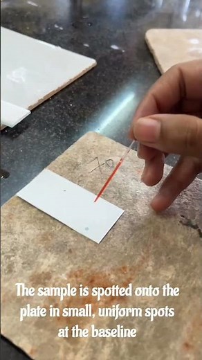 TLC (Thin layer chromatography) process | TLC experiment | Analytical experiment