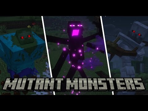 突然変異による恐怖の夜をあなたへ……懐かしのmod、Mutant Monstersを徹底解説‼【Minecraft/ゆっくり解説】