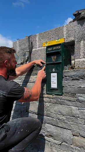 1.8M views · 26K reactions | Post box install ⚒️ #stonemasonry #gardeninspiration #buildingdesign #postbox #buildingtips #masonry #selfbuildni #selfbuildireland | Reid Stonemasonry | Facebook