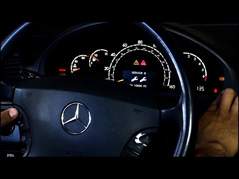 How To RESET Your Mercedes-Benz S500 W220 SERVICE INDICATOR - Reset Mercedes Benz Oil Light