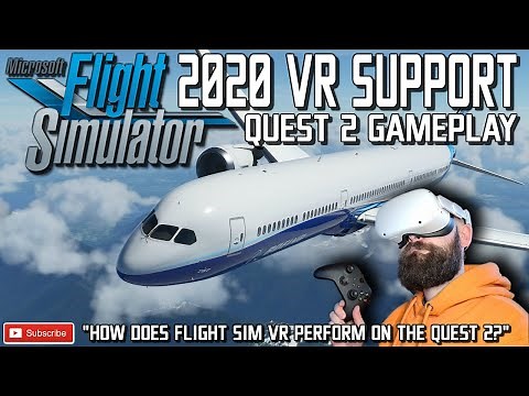 Microsoft Flight Simulator 2020 QUEST 2 Gameplay // Trying Flight Sim 2020 VR on Quest 2