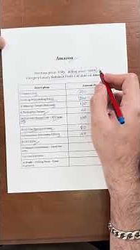 How to Calculate Profit and Loss in Amazon Sales | Amazon Seller Costs Explained #profit #amazon